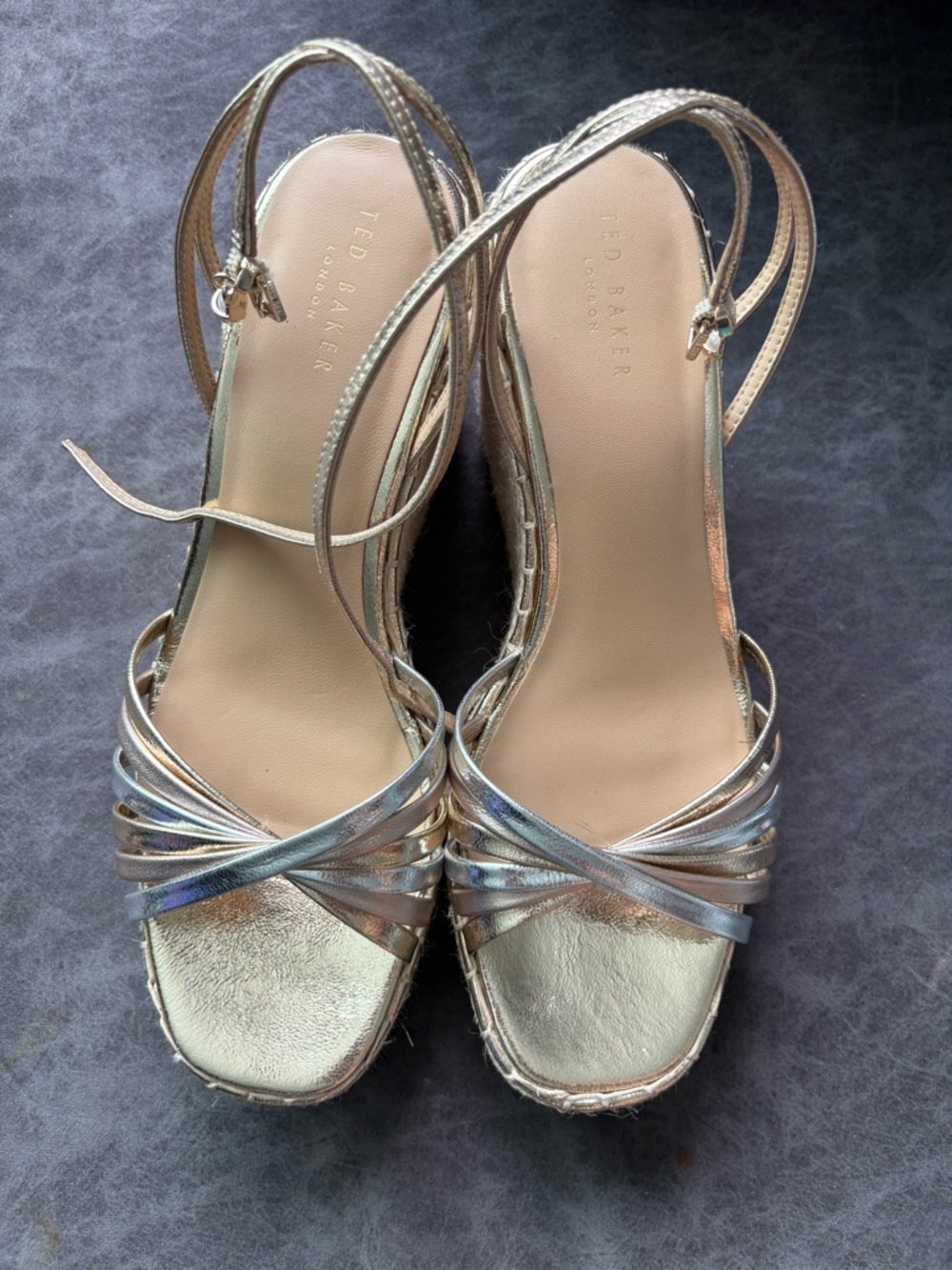 Ted Baker London Arabella Platform Wedge Sandal Size 9 New - Picture 6 of 7